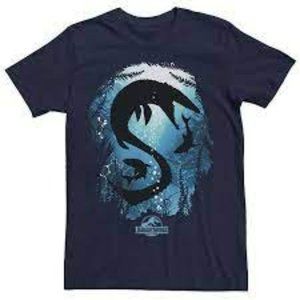 Jurassic World Megladon graphic tee shirt